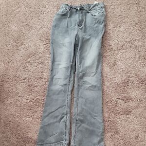 Refuge Gray Flare & Wide Leg Jeans
